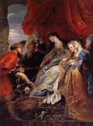 Thomyris,Rene des Scythes fait plonger la tete de Cyrus dans un vase rempli de sang Peter Paul Rubens